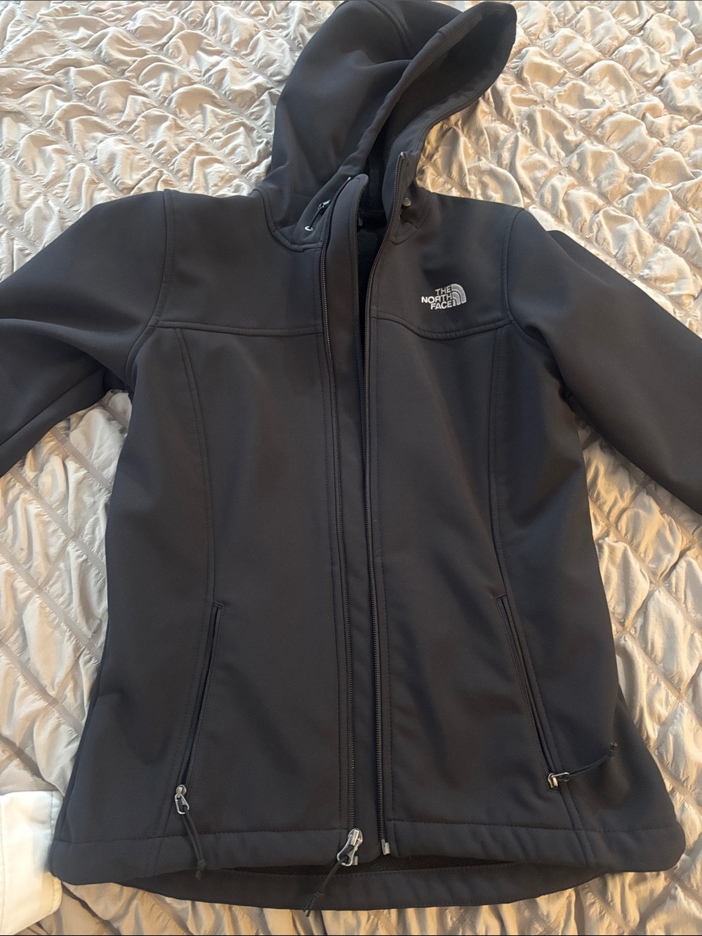 The North Face Women's Black Hooded Softshell Jacket
